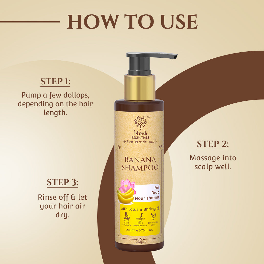 Banana Hair Shampoo or Rinser