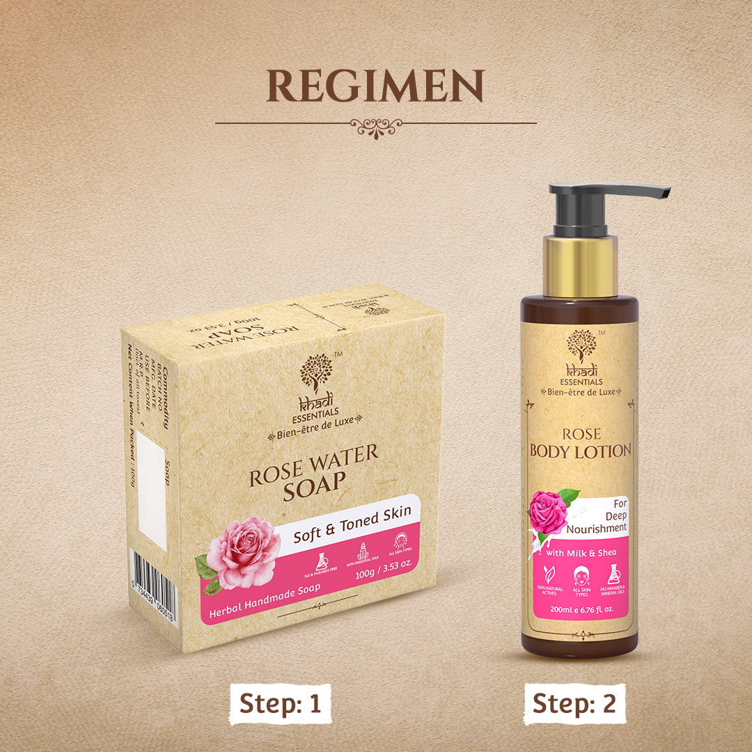 Rose Water Soap (Pack of 3)