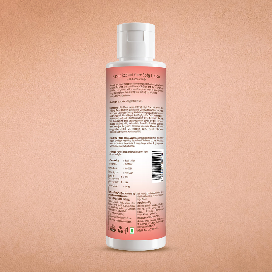 Kesar Radiant Glow Body Lotion 100ml