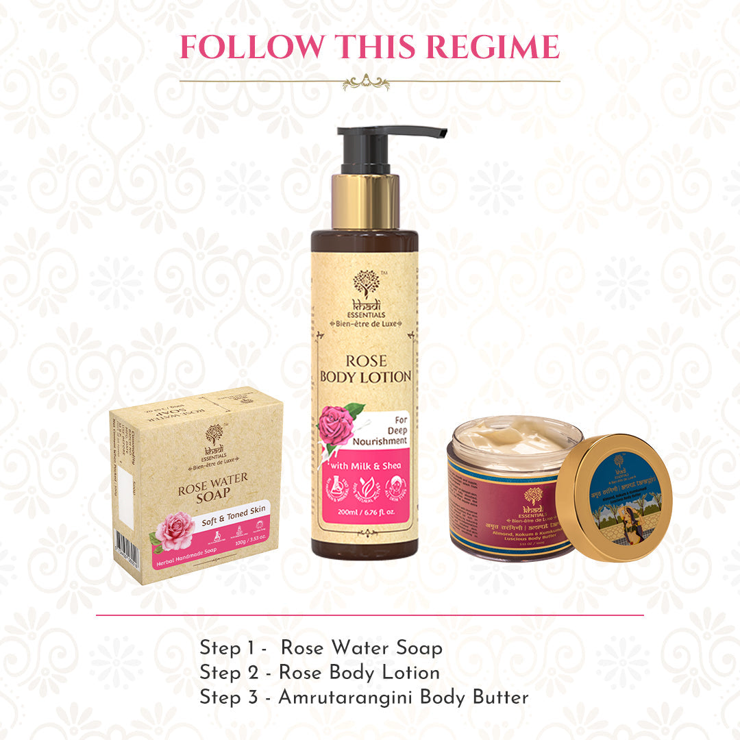 Rose Water Soap for Soft and Toned Skin