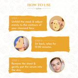Radiance & Anti-Pigmentation Ubtan Ayurvedic Serum Sheet Mask (Pack Of 3)