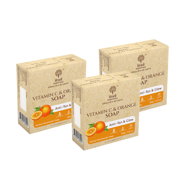 Ayurvedic Vitamin C & Orange Soap for Anti-Tan & Glow