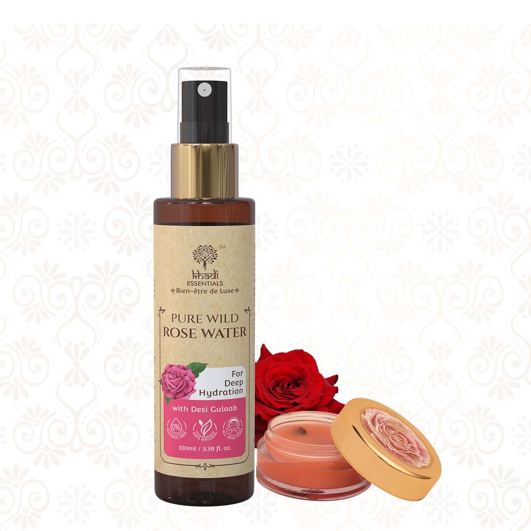 Wild Rose lip butter and Pure Rose Water
