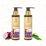 Khadi Essentials Red Onion Hair Shampoo And Red Onion Hair Conditioner Combo