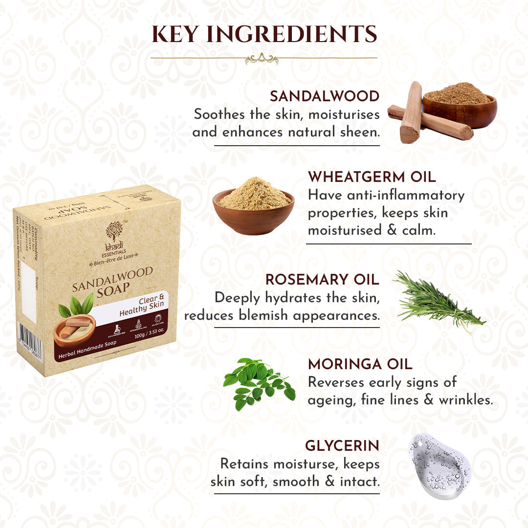 Sandalwood Soap for Clear and Healthy Skin