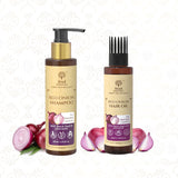 Hairfall Control In Two Steps- Red Onion And Black Seed Oil And Shampoo Combo